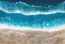 Море из эпоксидной смолы